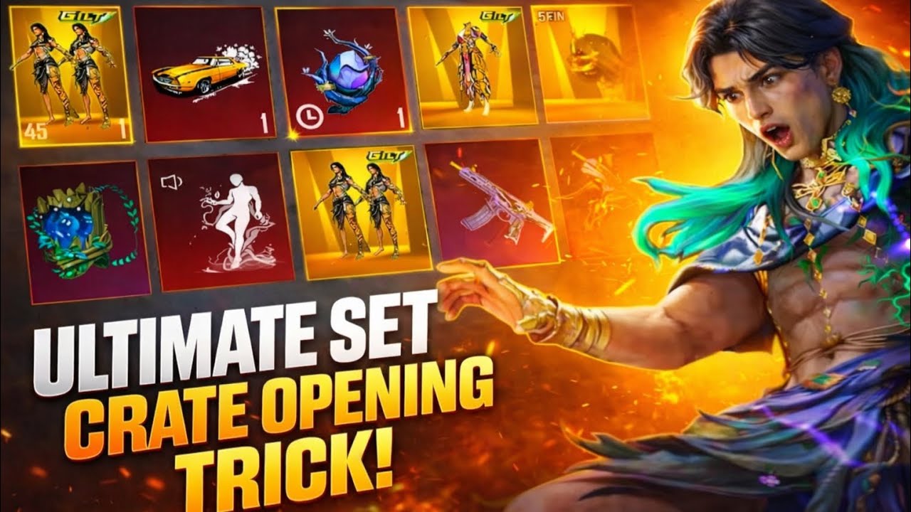 🔥 BGMI NEW ULTIMATE SET CRATE OPENING | New Gilt Spin | WitherBloom Prodigy Set and Honey badger 🔥