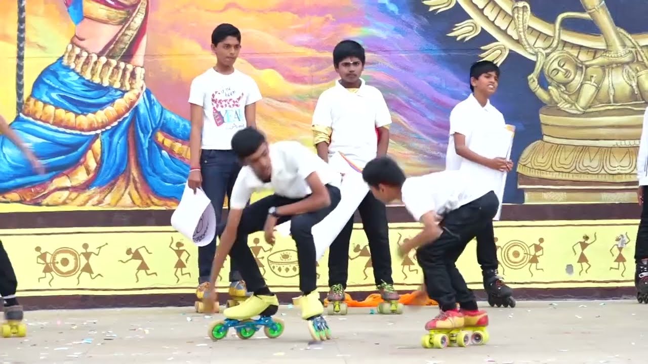 Delhi Public School Warangal Annual Day Celebration 2022 - Skating Display