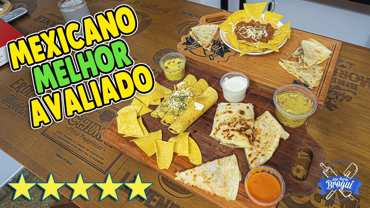 PROVEI O MEXICANO MELHOR AVALIADO NO iFOOD, VALEU FINALMENTE A PENA? #AnaMariaBrogui