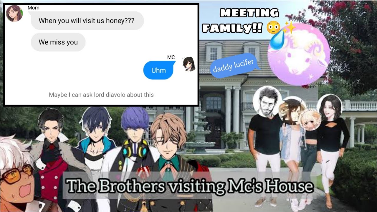 Obey me texts: The brothers meet MC's Parents/Family || PART 1 • A visit! || Tea spilled 🍵