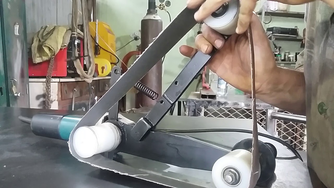 Lixadeira de cinta para esmeriladeira