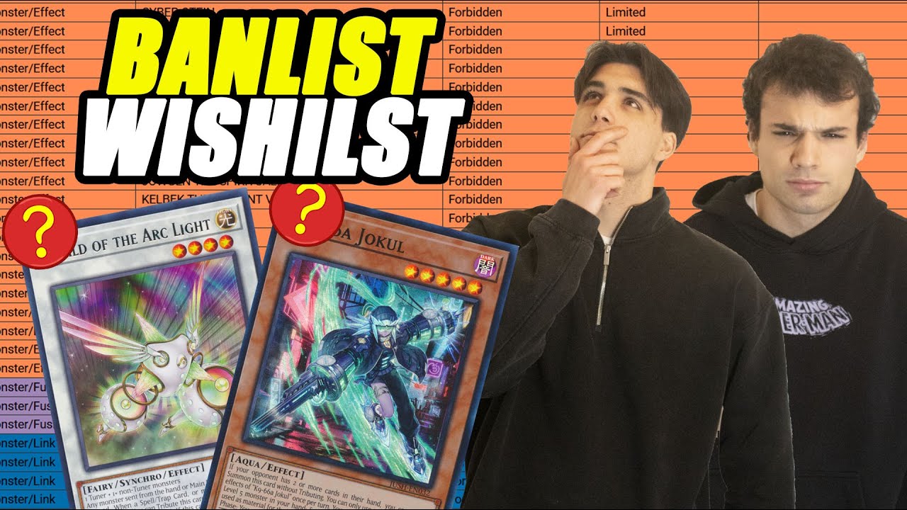 Banlist WISHLIST di Yu-Gi-Oh! gennaio 2026 | Non vuole uscire!