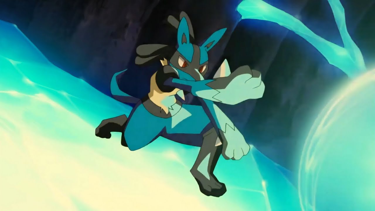 Lucario Les Lanza Un Aura Esfera a Registeel y Regirock y Estos Quedan Aturdidos de Dolor