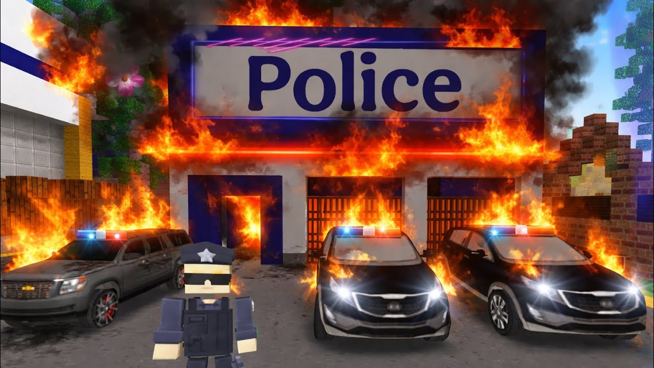 Police station caught fire 🔥 in school party craft emergency 🚨 