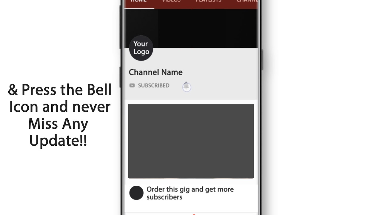 How To Make YouTube Subscribe Bell Icon Intro
