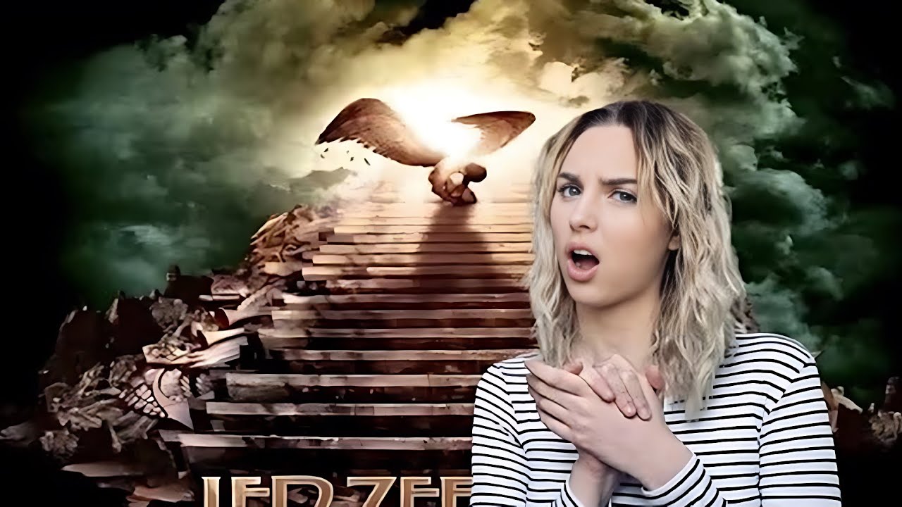 Led Zeppelin - Stairway to heaven (LIVE) [REACTION VIDEO] | Rebeka Luize Budlevska