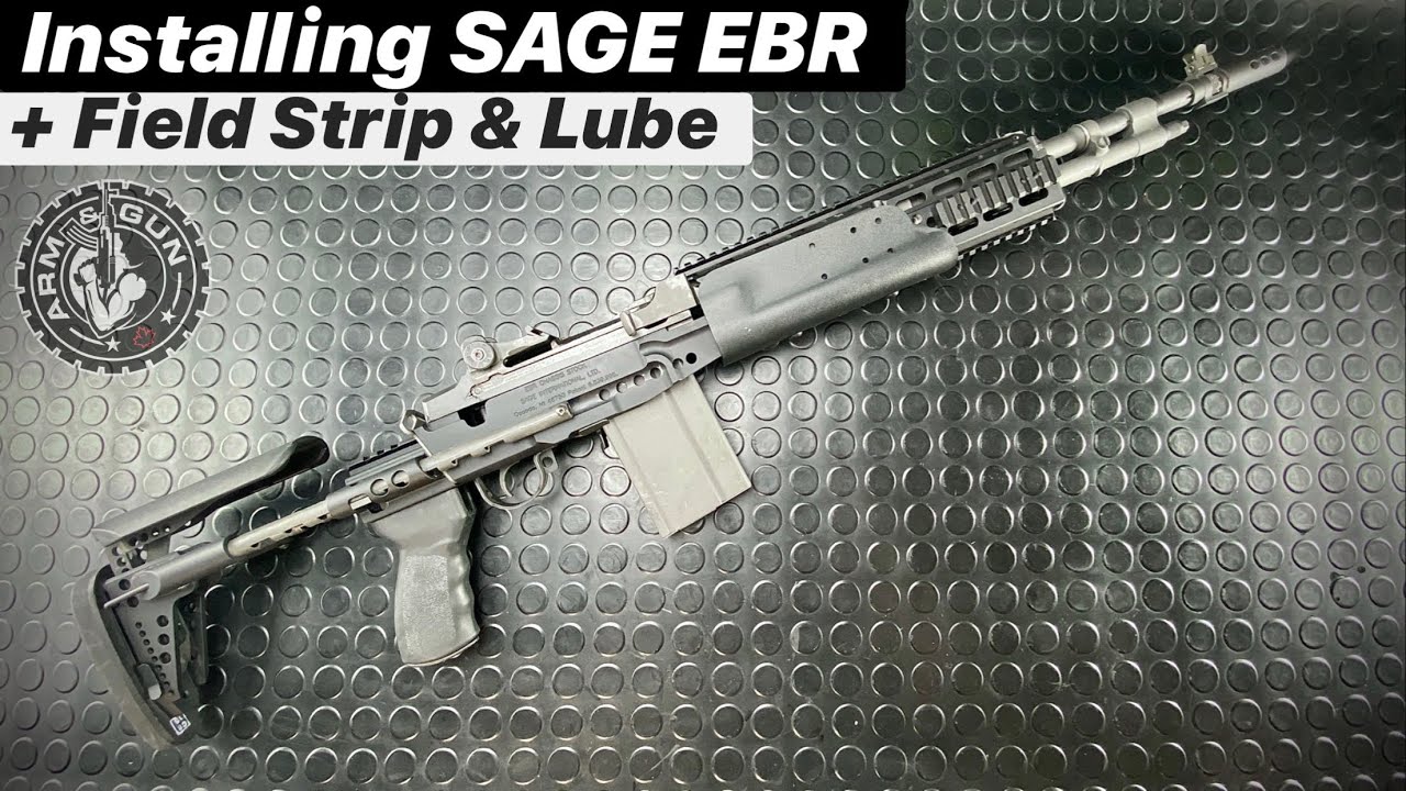 Шасси Mk14 SAGE EBR | Установка + полевая разборка и смазка M1A/M14/m305