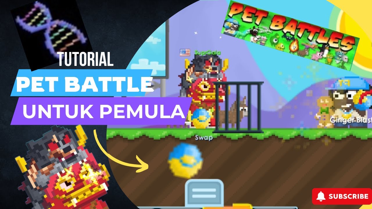 Tutorial pet battle for beginner | very easy and simple | Growtopia