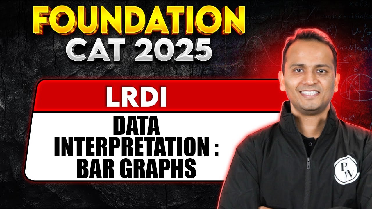 CAT 2025 | Foundation | Data Interpretation : Bar Graphs | MBA Wallah