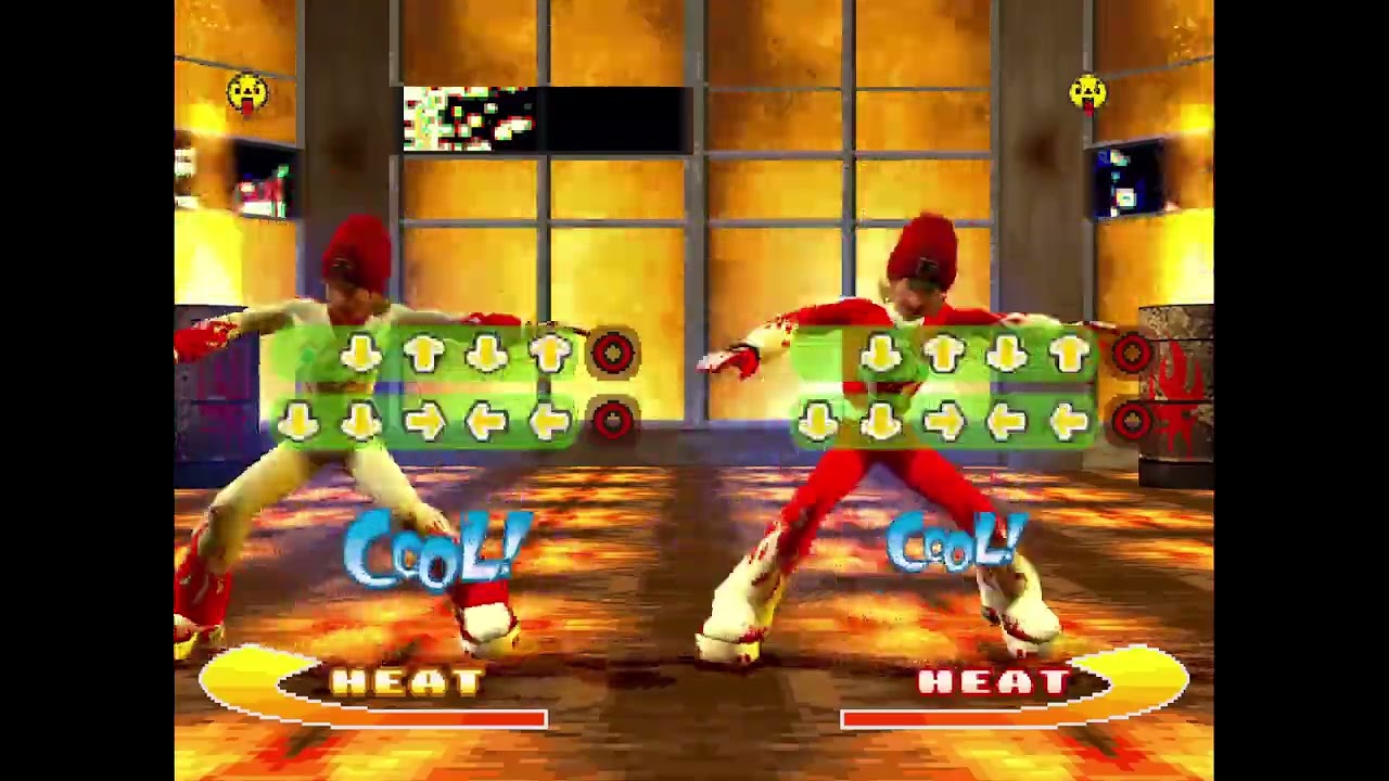 Bust-A-Groove - Heat vs Heat 2P Draw HD 60 FPS (Duckstation)