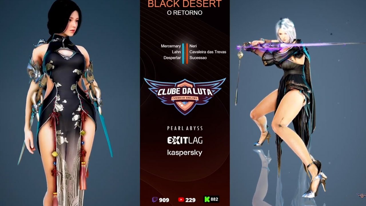 BLACK DESERT PVP - Mercernary (Lahn) vs. Neri (Dark Knight Sucession)