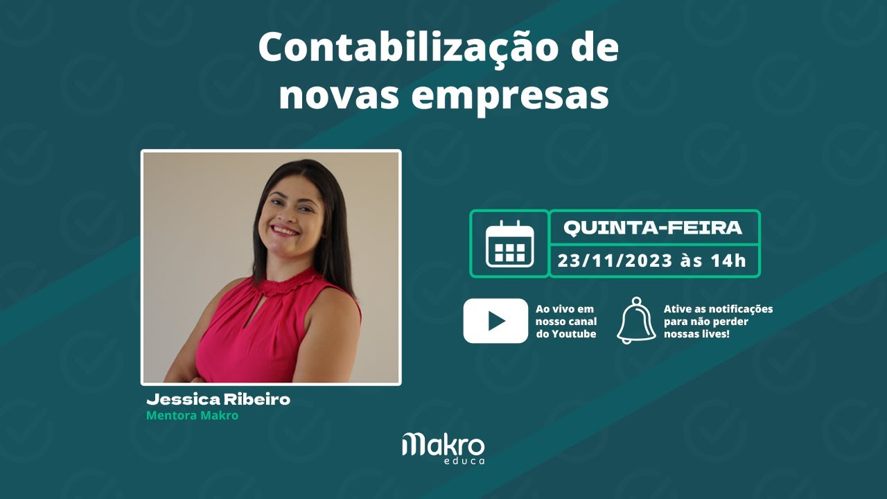 ✅Contabilizando para valer:  Contabilização de empresas novas.