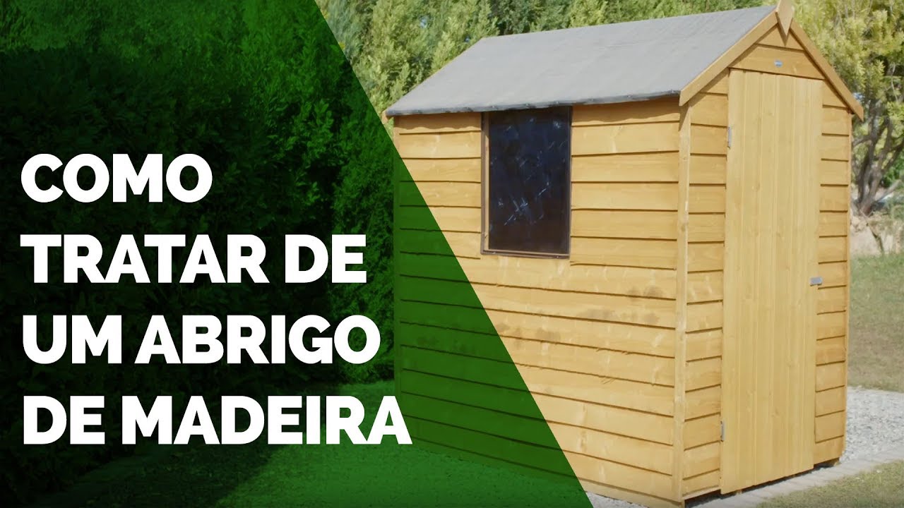 Como tratar de um abrigo de madeira