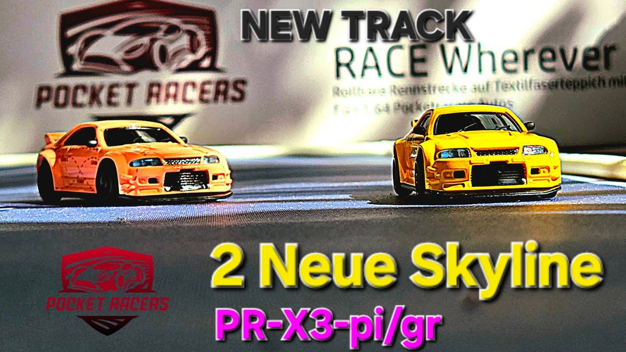 new Skyline PR X3 pi ge Pocketracers Rennstrecke