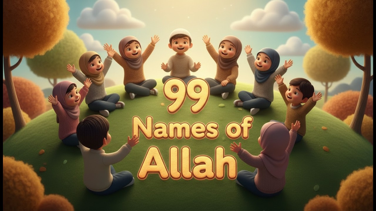 99 Names of Allah 🌈 | Asma’ul Husna for Muslim Children