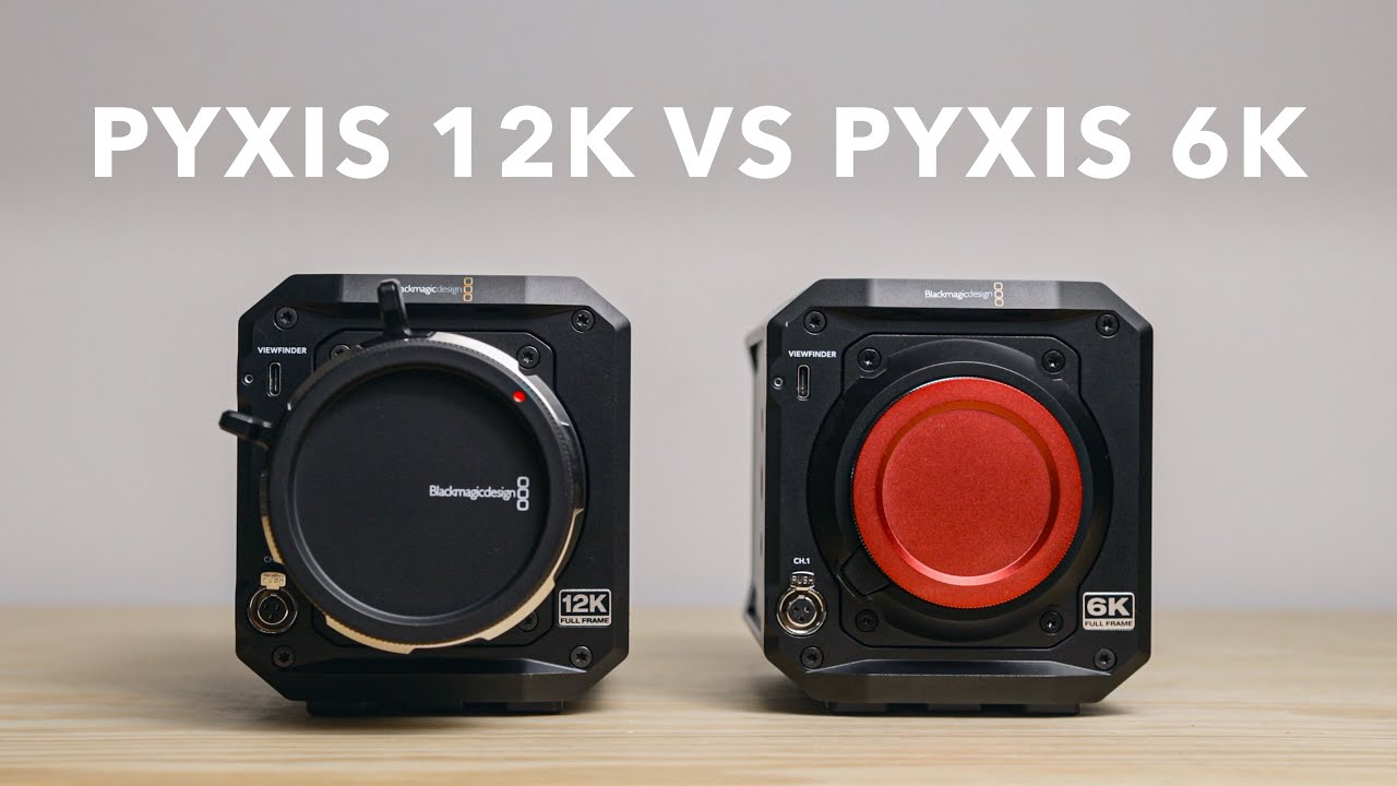 PYXIS 12K VS PYXIS 6K | Comparison between two Blackmagic Pyxis (resolution, ISO & rolling shutter)