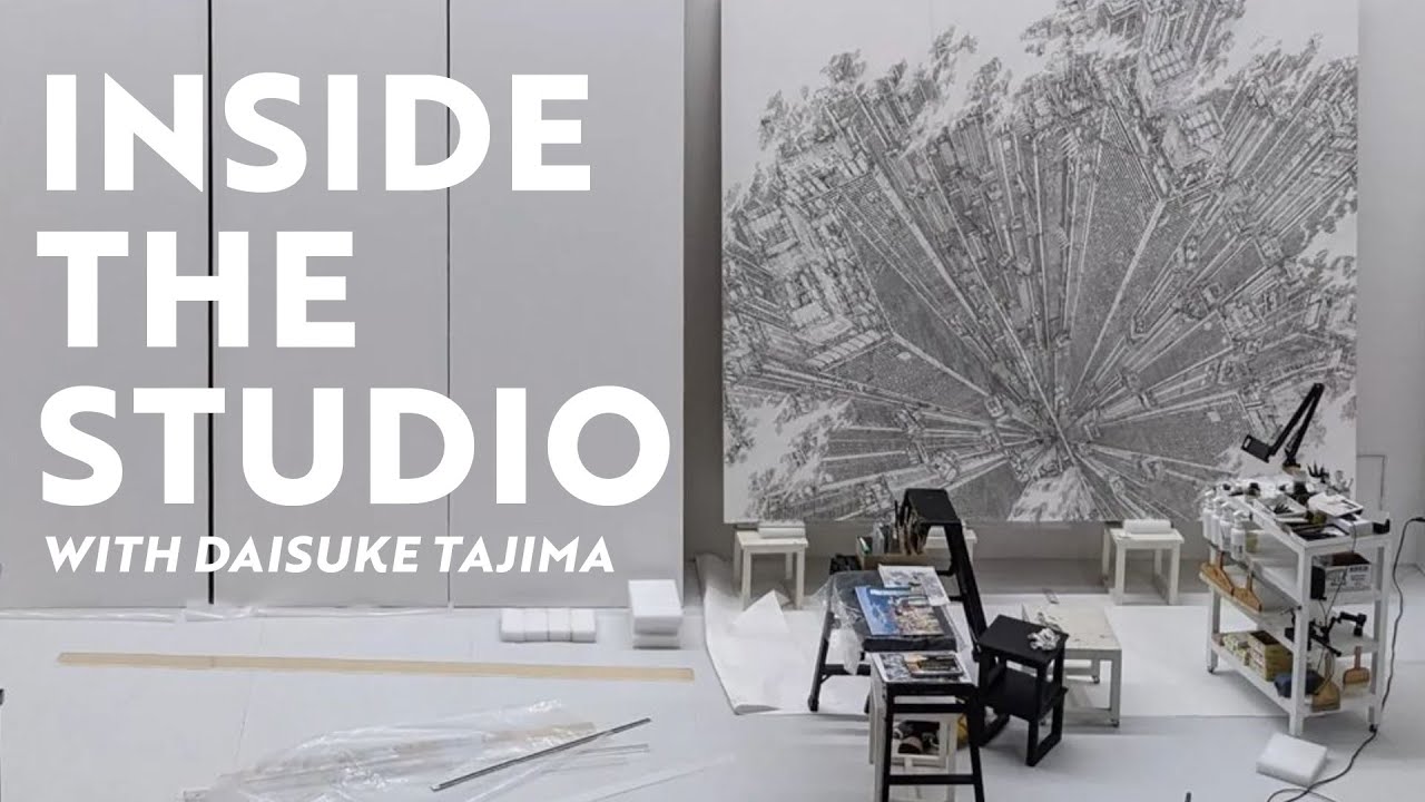 Inside The Pristine White Studio of Daisuke Tajima