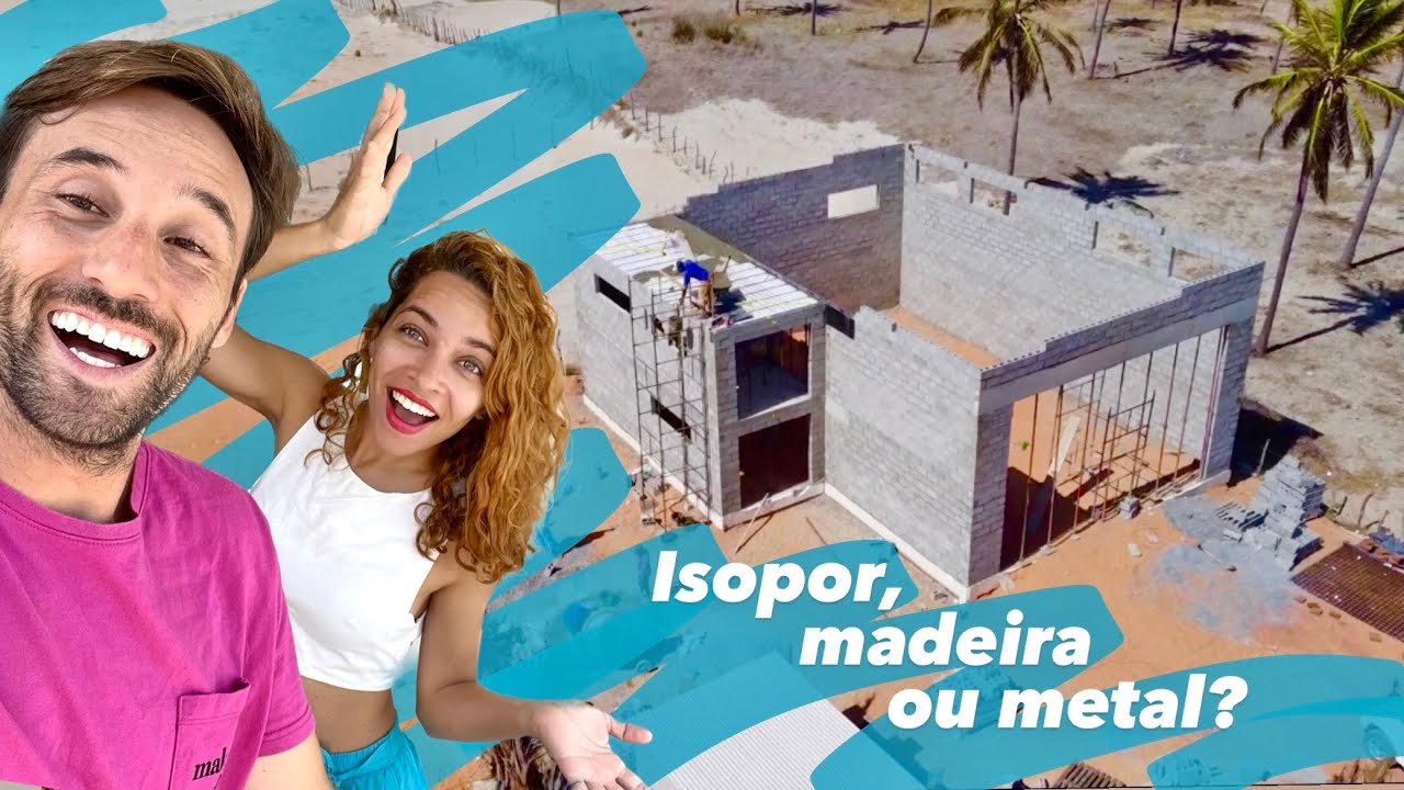 Construindo nossa casa | Laje com ISOPOR e telhado de Galvalume