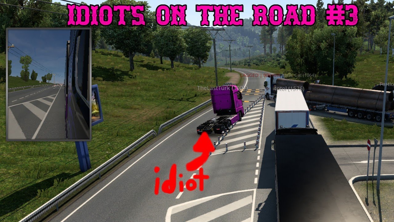 Idiots on the road #3 - ETS2MP | Bad Drivers - Euro Truck Simulator 2 Multiplayer