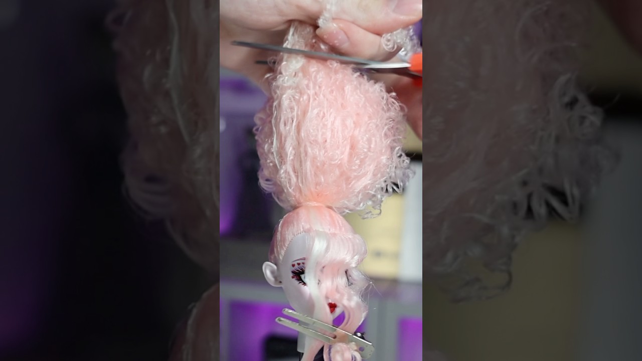 Monster High Cupid Hair Makeover! #Shorts #hair