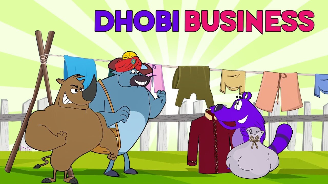 Dhobi Business EP - 101 - Pyaar Mohabbat Happy Lucky - Хинди Мультфильм
