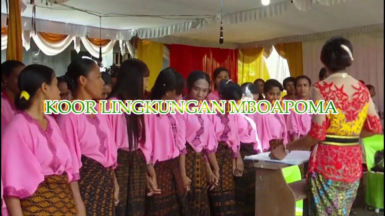 Lagu Koor Katolik _Tuhan Gembalaku || SIRILUS WALI || Voc. Koor Lingkungan Mboapoma
