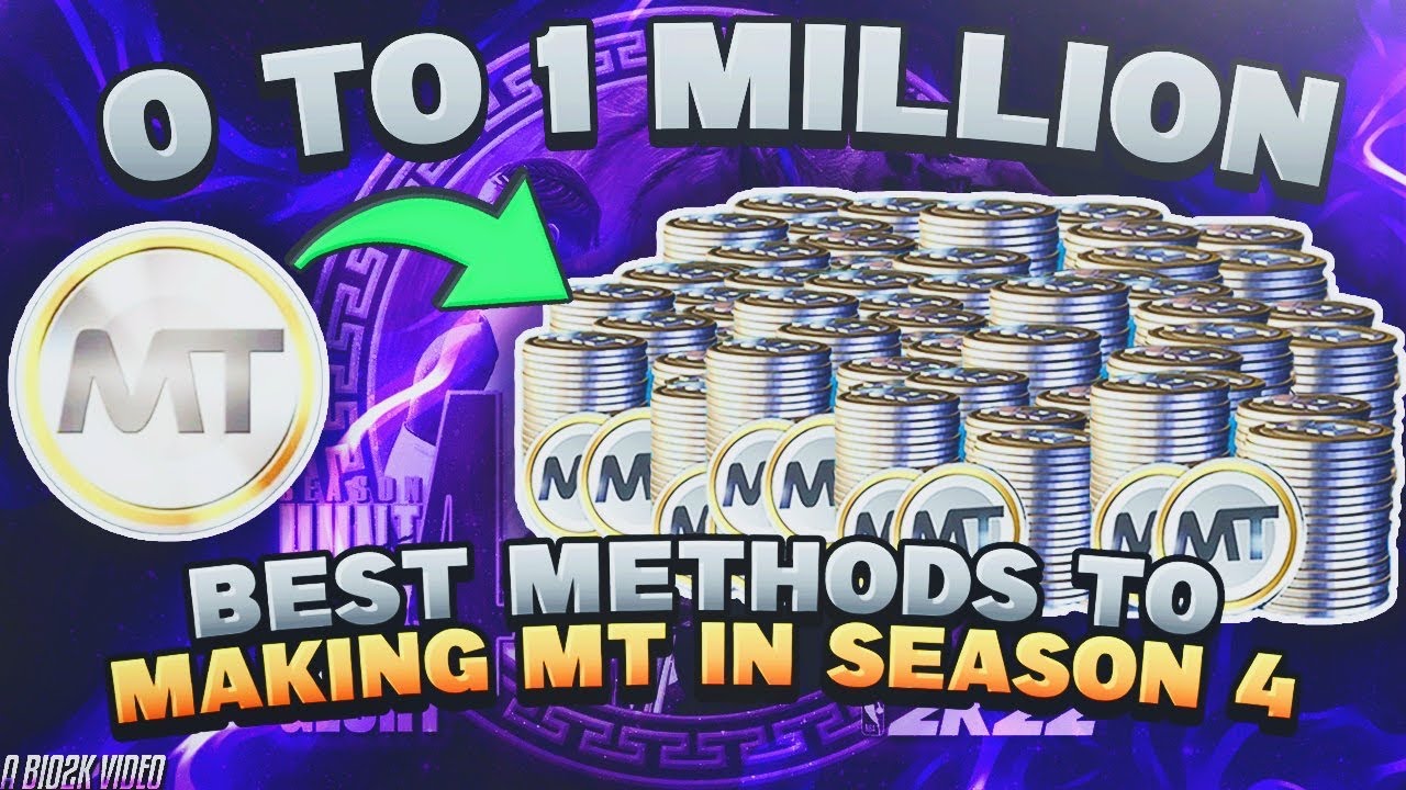 BEST METHODS TO MAKING *FAST & EASY* MT IN SEASON 4 OF NBA 2K22 MYTEAM