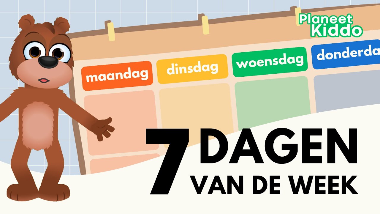 🗓️ Welke Dag Is Het Vandaag? | Dagen Van De Week Leren En Oefenen | De Week Voor Peuters & Kleuters
