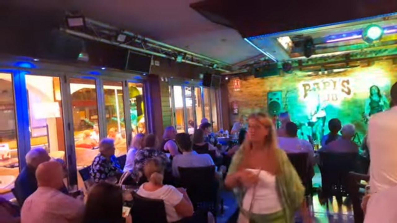 MAJORCA - Papis Bar Palma Nova U2 Will Enjoy This One With Hooched Great Band....