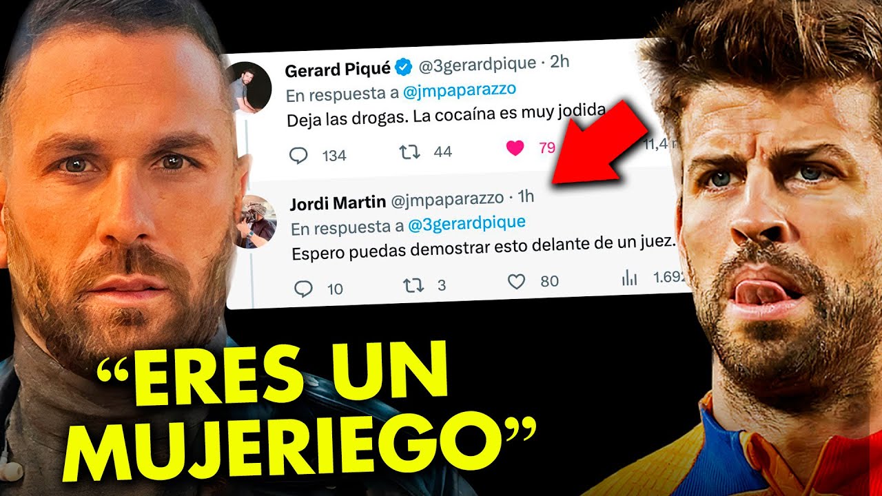 El paparazzi Jordi Martin ODIA a Piqu&eacute; despu&eacute;s que este REVELARA que CONSUMIA sustancias ilegales