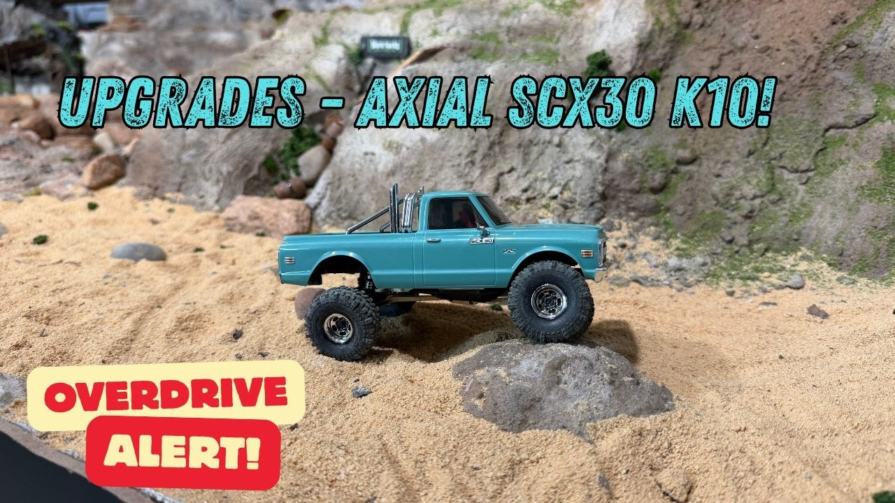 UPGRADES   Axial SCX30 K10! OVERDRIVE Installed!