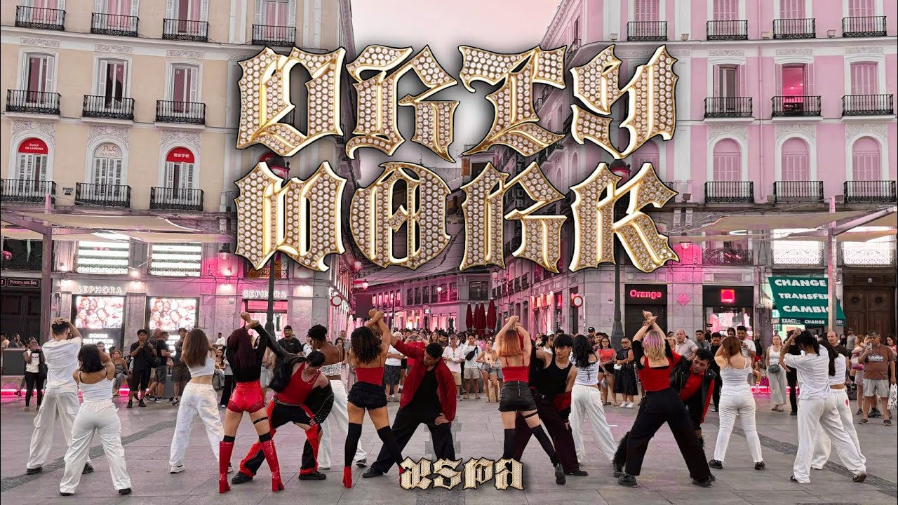 [ KPOP ONE TAKE in PUBLIC in SPAIN | AESPA - DIRTY WORK OT8 VER. | COVER by EPSILON