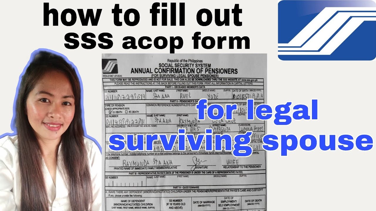 HOW TO GET SSS ACOP FORM ONLINE | HOW TO FILL OUT SSS ACOP FORM |  ACOP UPDATED 2026