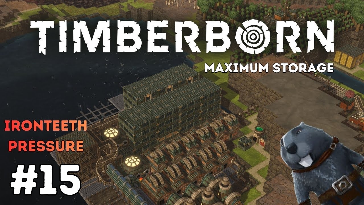 Storage Tower, Water Backflow, More Planning - Timberborn Ironteeth Hardmode - Episode 15