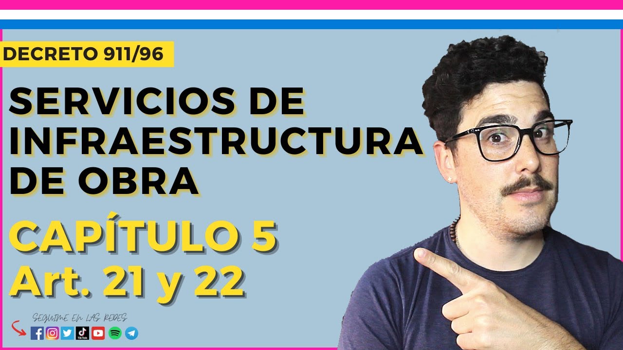 ⚖️ Servicios de Insfraestructura en Obra | Transporte y Viviendas para el Personal | DEC. 911/96 ⛏