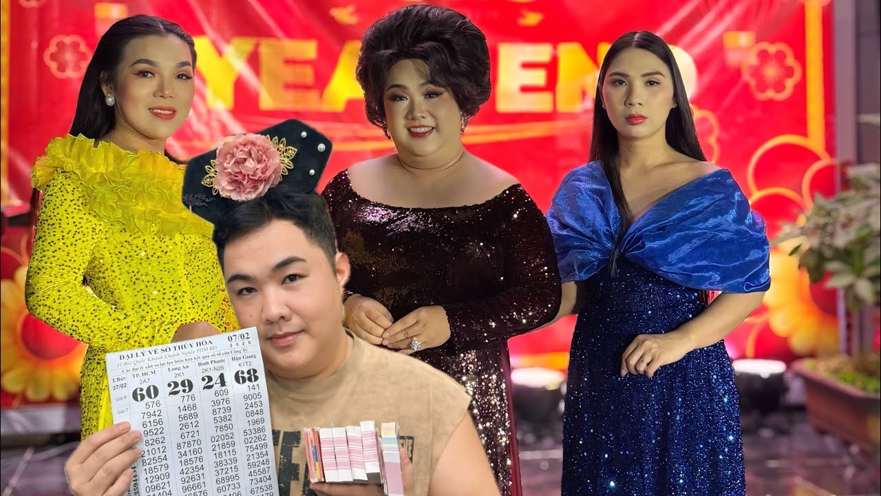 Cô Ú Mua 8 TRIỆU VÉ SỐ & Hát TẤT NIÊN Lô Tô Show Cô Ú Bình Dương 