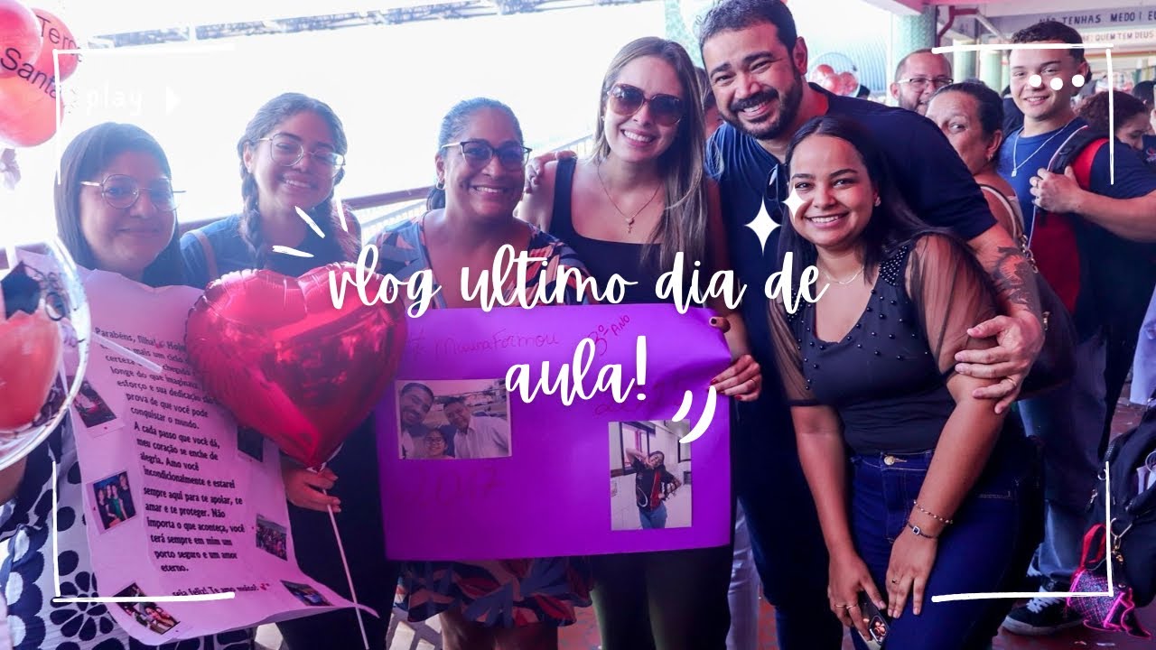 vlog ultimo dia de aula e o primeiro dia do resto das nossas vidas! te amo santa teresa - 28/12/25