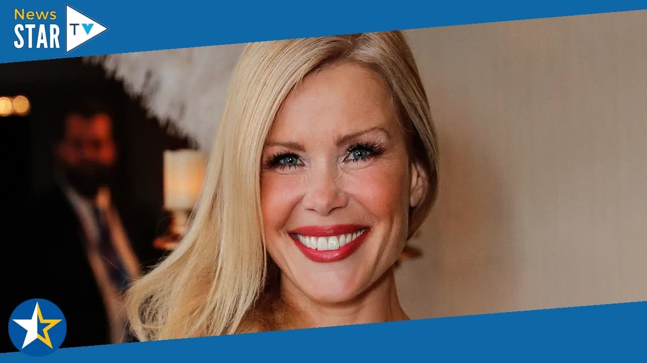 Former glamour model Melinda Messenger unrecognisable as she debuts grey hair