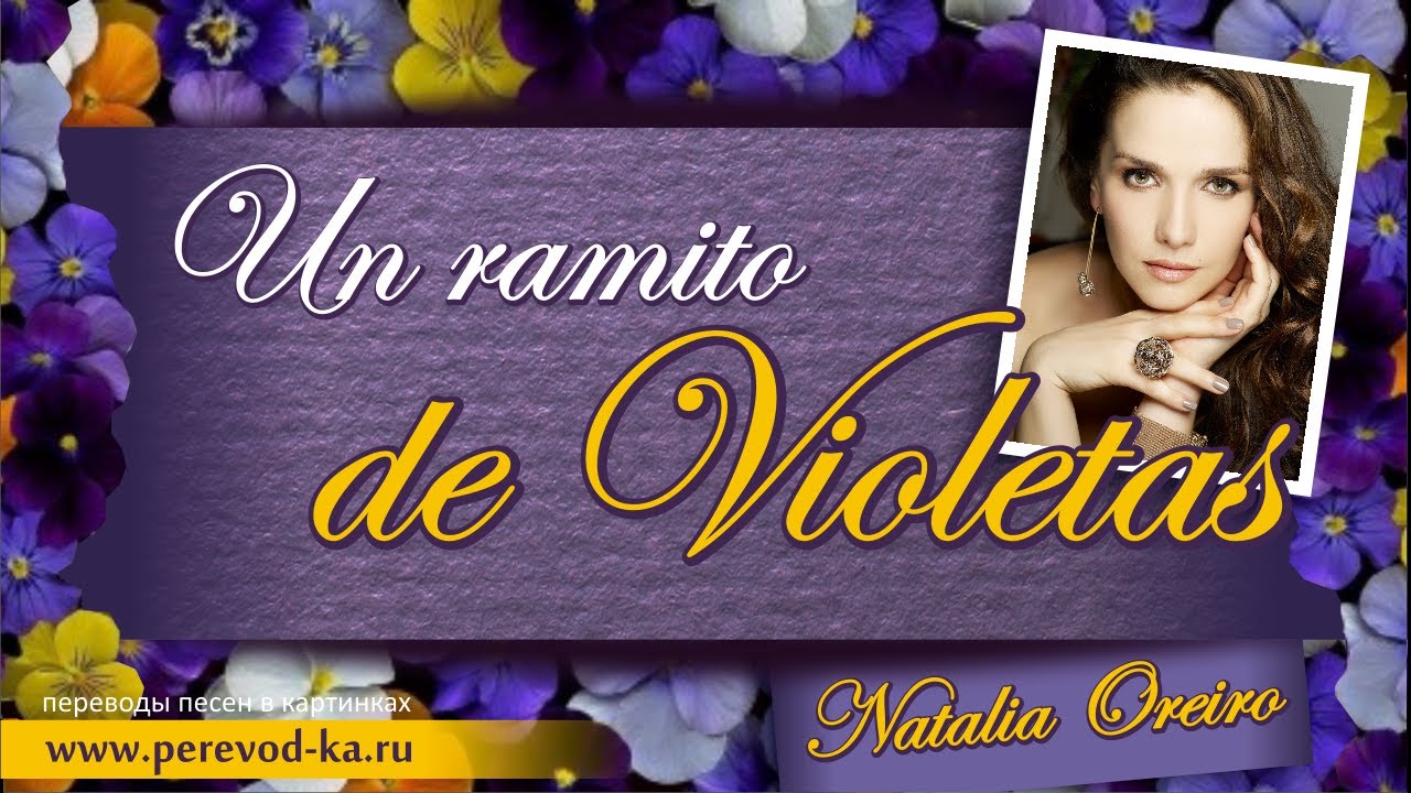 Natalia Oreiro - Un ramito de violetas с переводом (Lyrics)