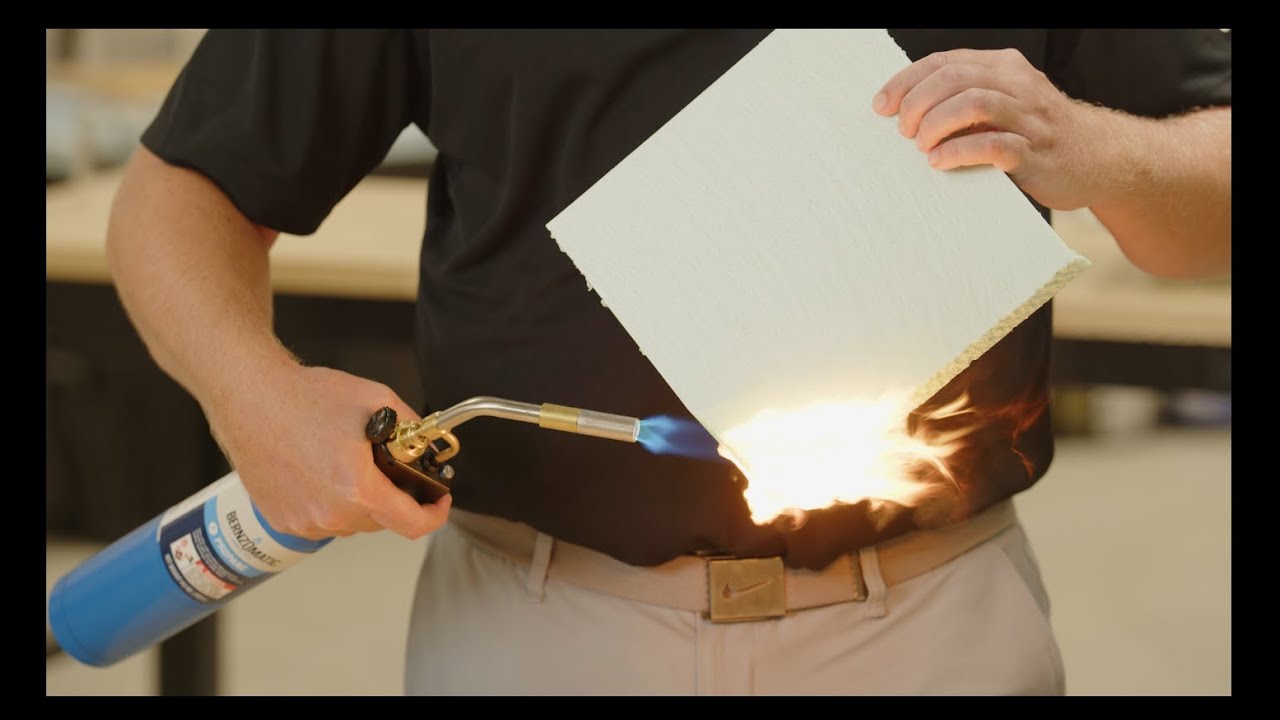 How flammable building insulation can be - Demo with Built Environments
