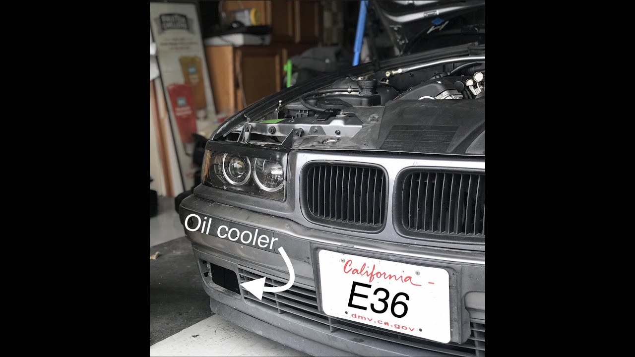 New oil cooler install, BMW e36 s54 swap