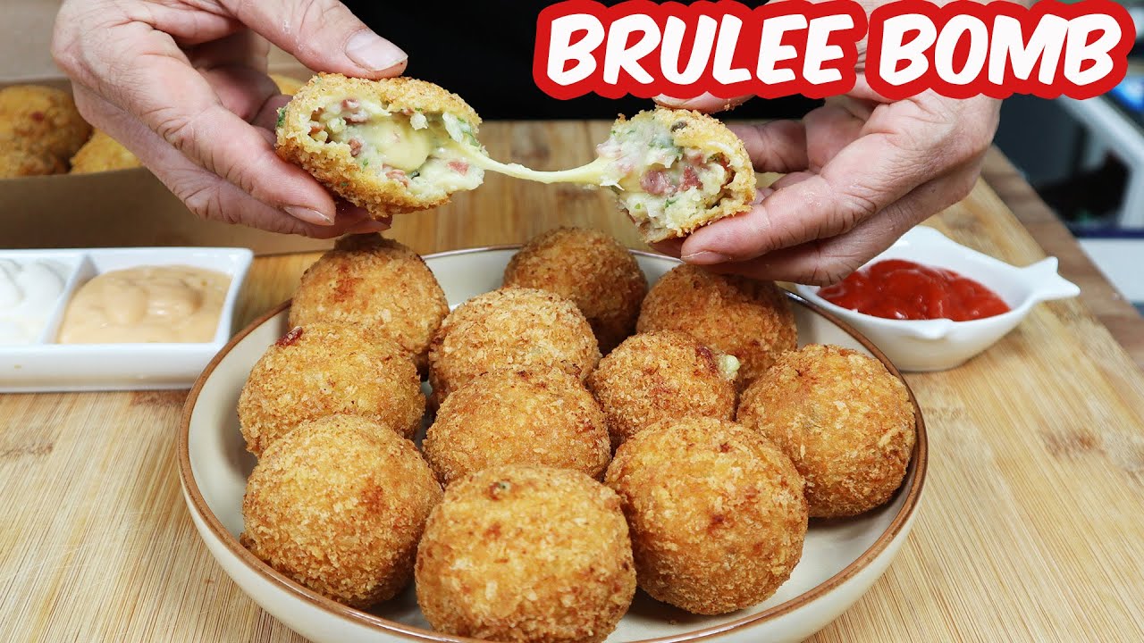 BRULEE BOMB | KROKET KENTANG KEJU MELELEH | RASANYA LEZAT BANGET