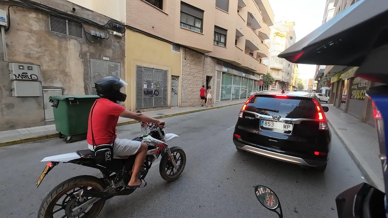 this derbi senda is fast!! (moped riding spain)