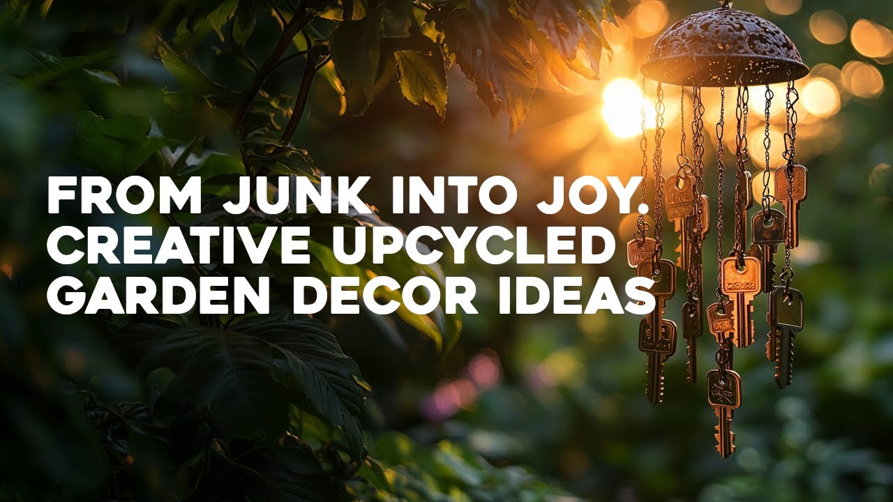 💡🌿 Turn Junk into Joy: Creative Upcycling Ideas for Your Garden Decor
