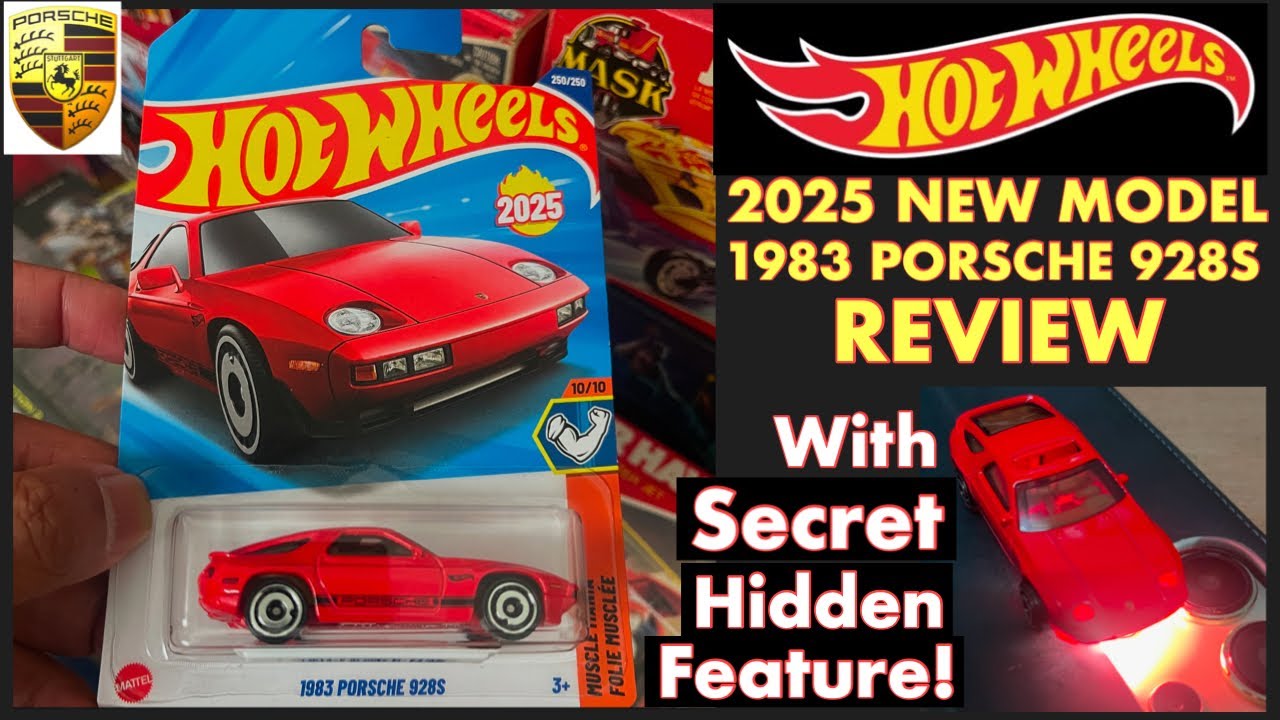 HOT WHEELS — обзор нового Porsche 928S 1983 года — напоминает мне автомобиль MASK со скрытой функ...