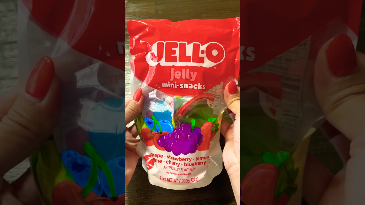 🤩ASMR Jello Jelly mini-snacks❤️#short#asmr#jelly