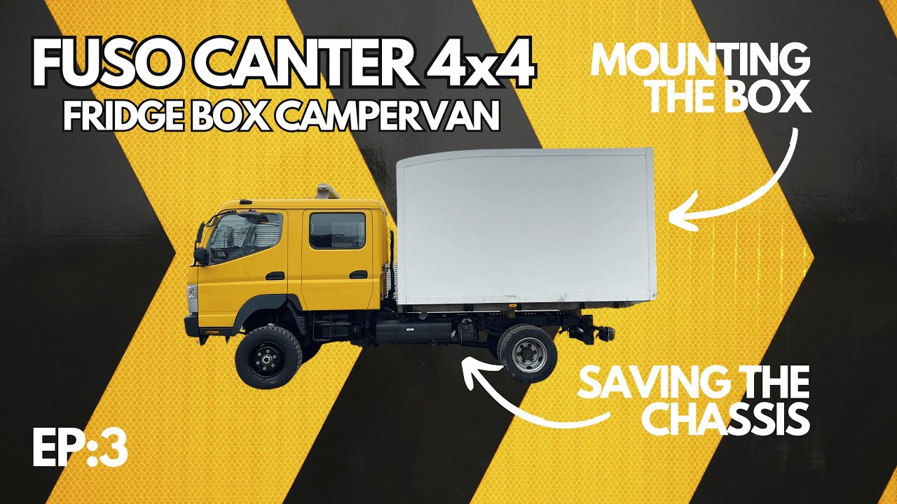 Fuso Canter 4x4 Fridge Box Campervan - 