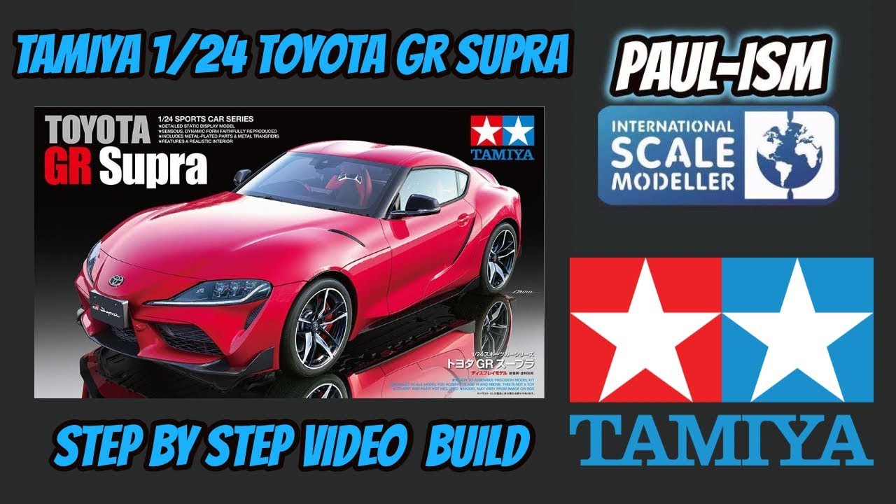 Tamiya 1/24 Toyota GR Supra - Step by Step build - Part 1