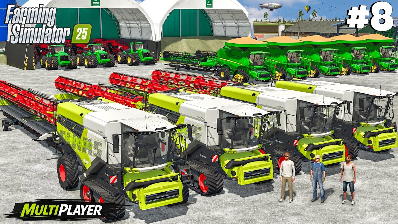 1,000,000l Corn & Oat Harvest | MULTIPLAYER | Farming Simulator 23