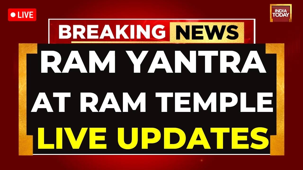 LIVE: President Murmu Installs Shri Ram Yantra at Ayodhya Ram Temple | India Today LIVE